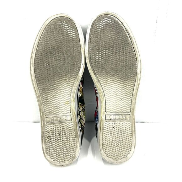 GUESS WGGOODLY Womens Floral M Sneakers, Fabric, Leather Trim Sz 7M - Picture 11 of 11
